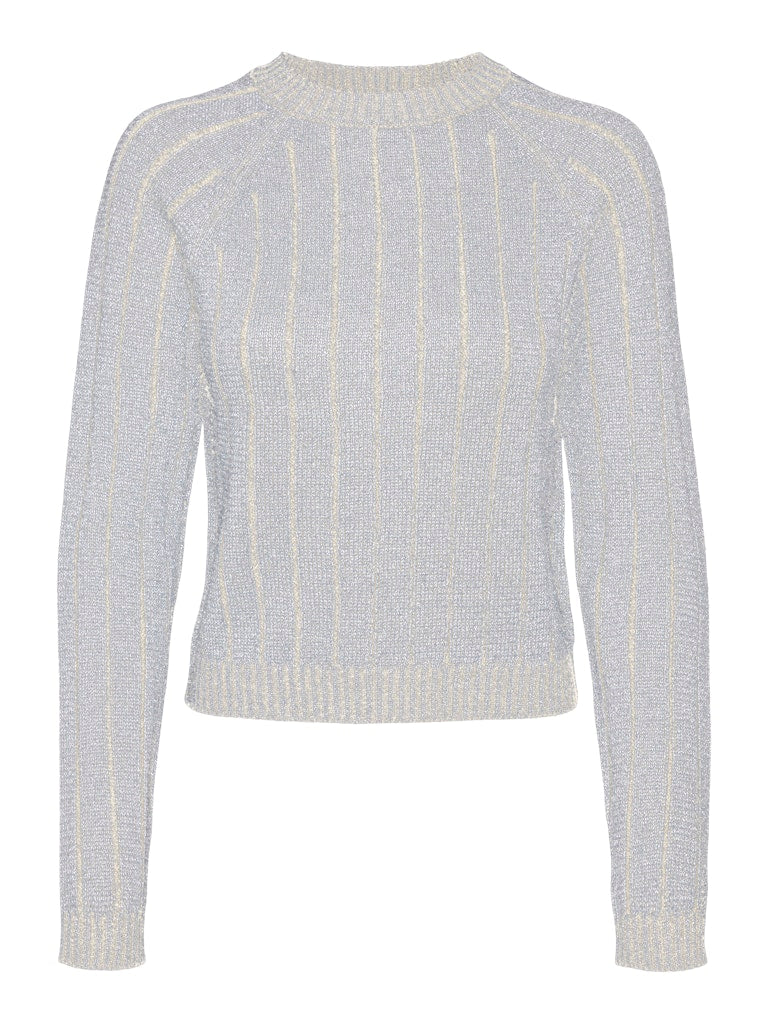 Vero Moda Damen Pullover Birch/W. Silver