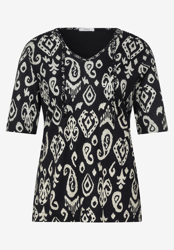 Cecil Damen T-Shirts  Black