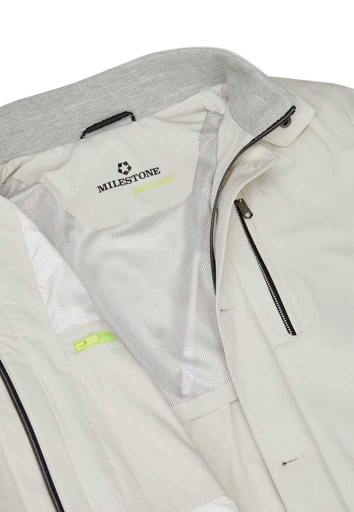 Milestone Herren Jacken Creme