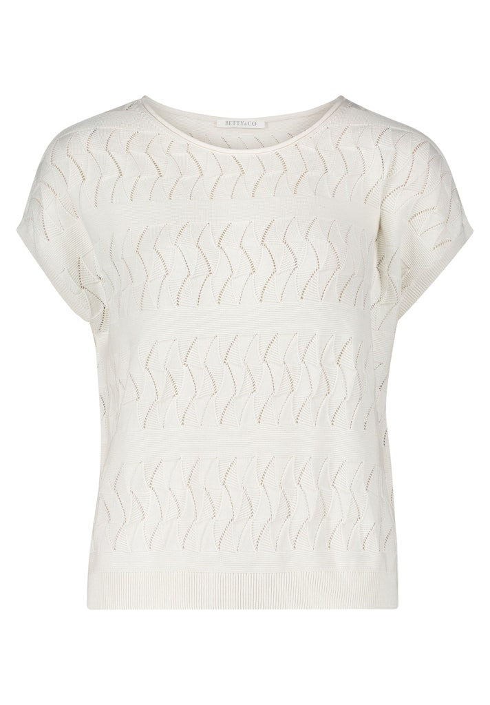 Betty & Co Damen Pullover Offwhite