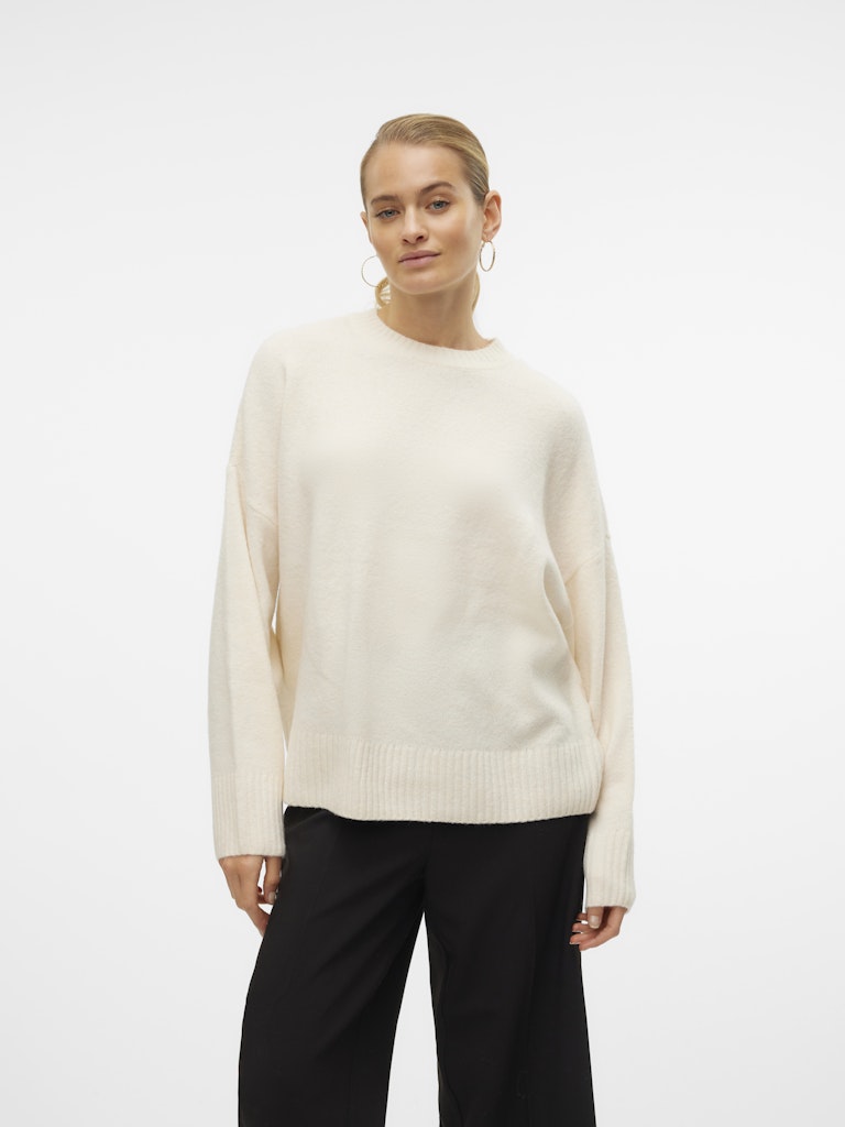 Vero Moda Damen Pullover Birch/Melange