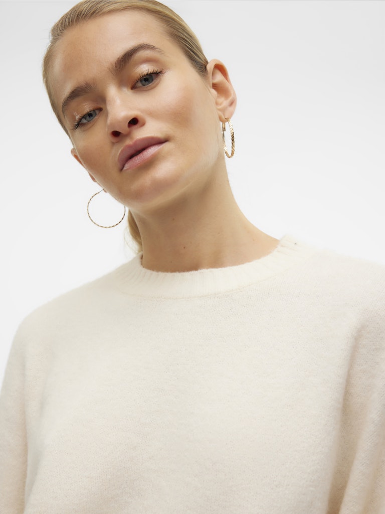 Vero Moda Damen Pullover Birch/Melange