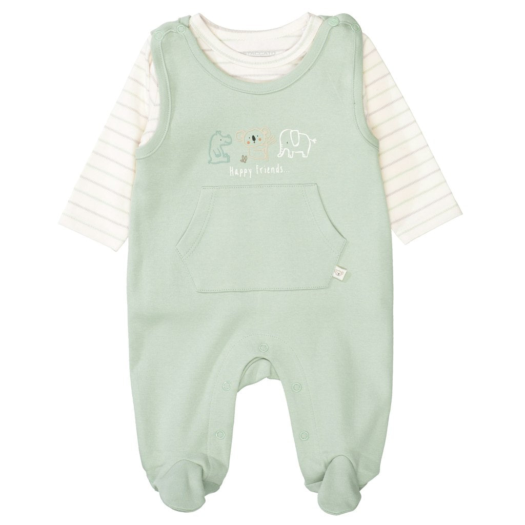 Staccato Baby Strampler Spring Green