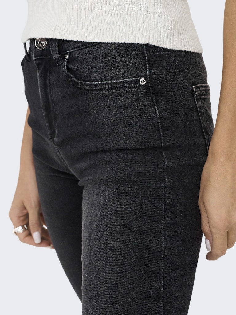 Only Damen Jeans Black Denim/Rea