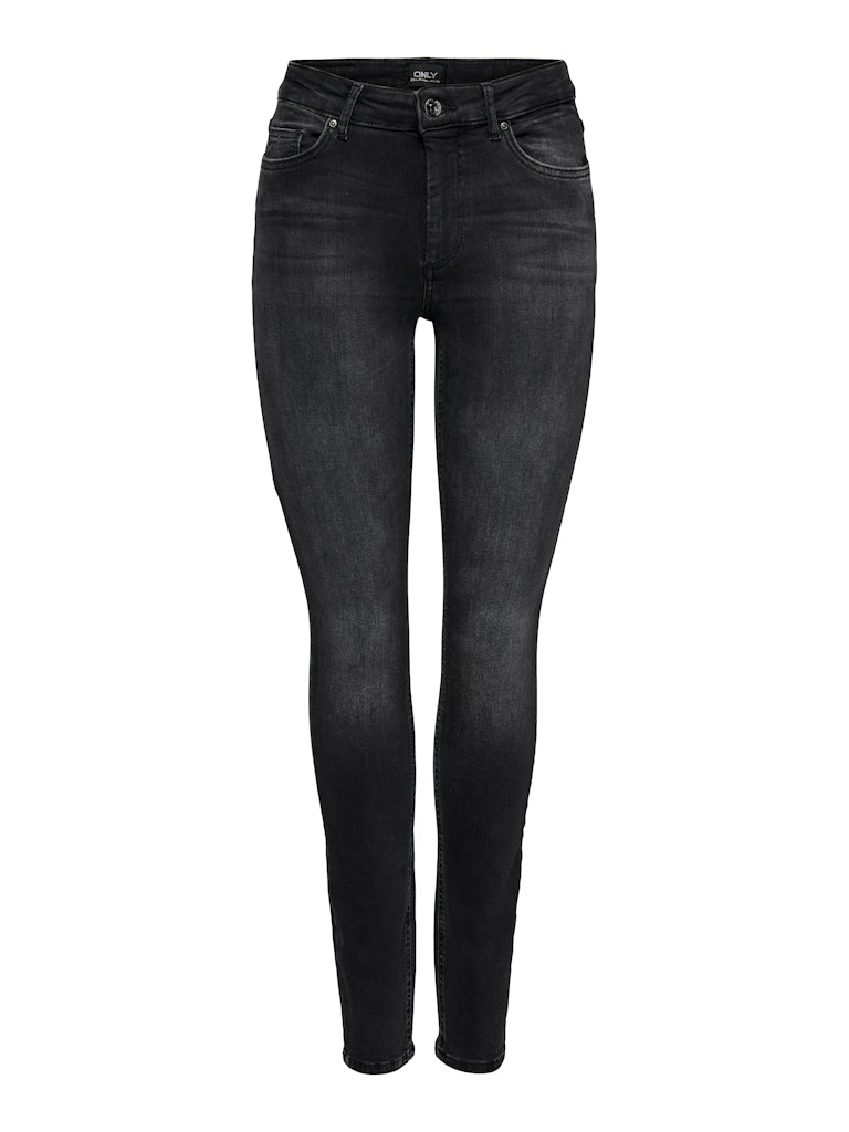 Only Damen Jeans Black Denim/Rea