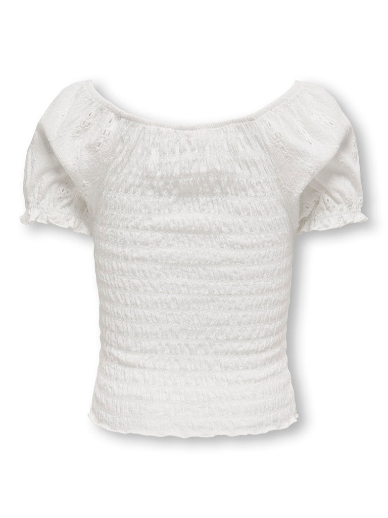 Only Mädchen T-Shirts & Tops Cloud Dancer