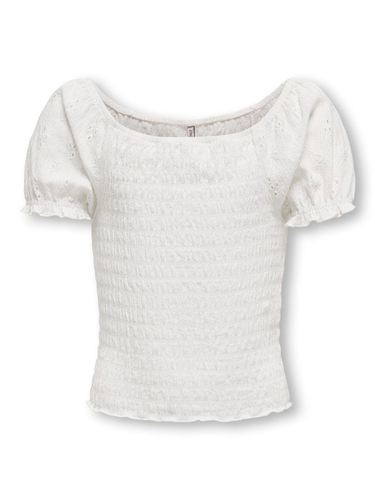 Only Mädchen T-Shirts & Tops Cloud Dancer