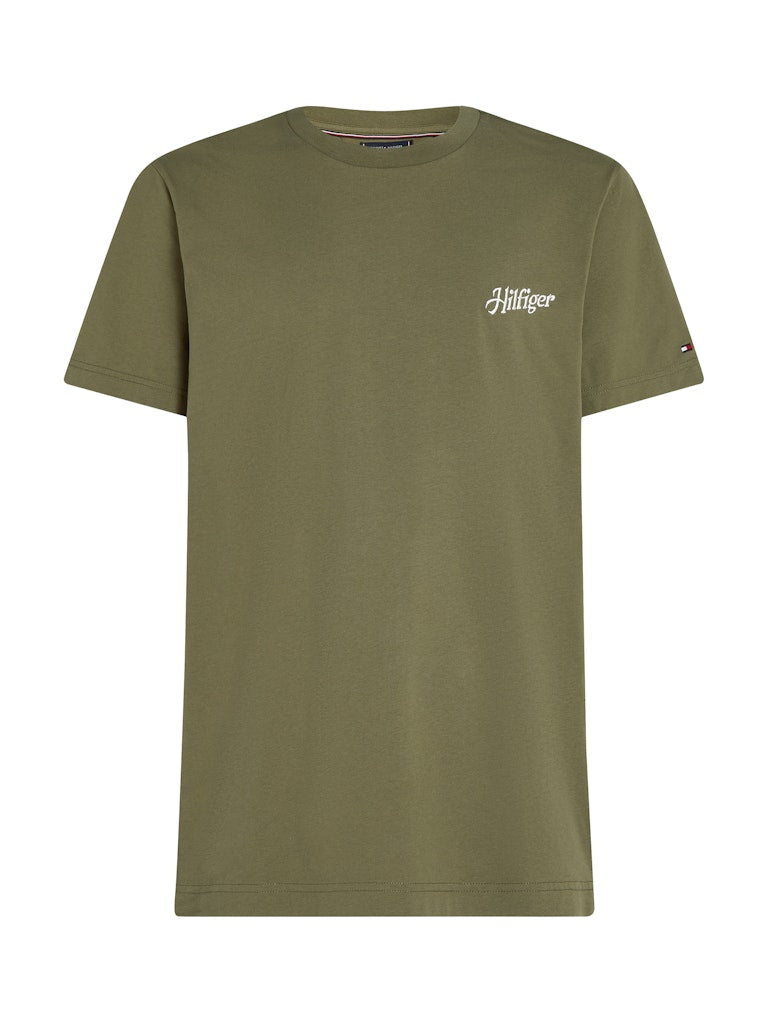 Tommy Hilfiger Herren T-Shirts kurz Pli Green