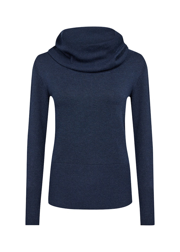 Soya Concept Damen Pullover Blue Iris Melan