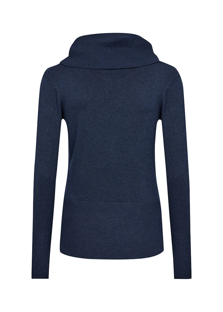 Soya Concept Damen Pullover Blue Iris Melan
