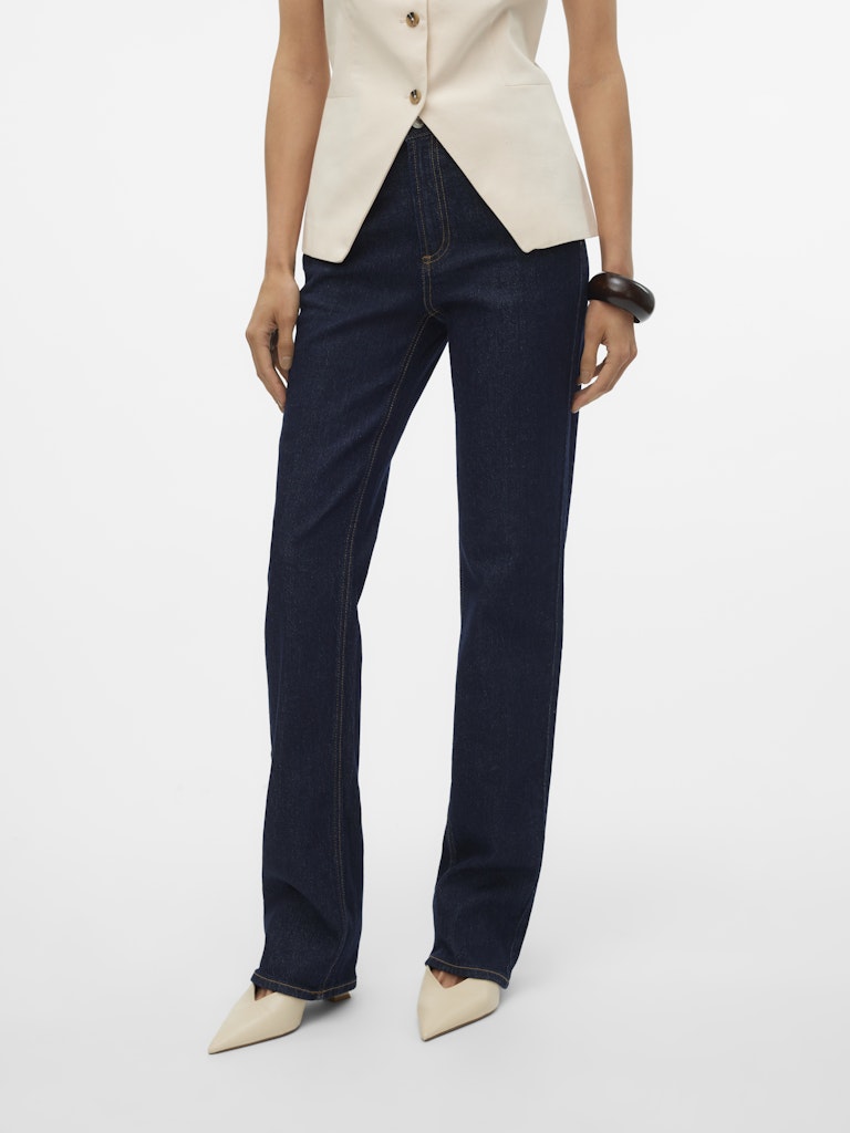 Vero Moda Damen Jeans Dark Blue Denim