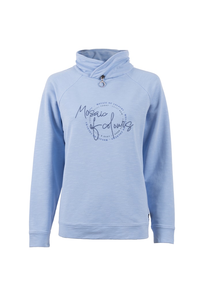Soquesto Damen Sweatshirts Hellblau Mittel