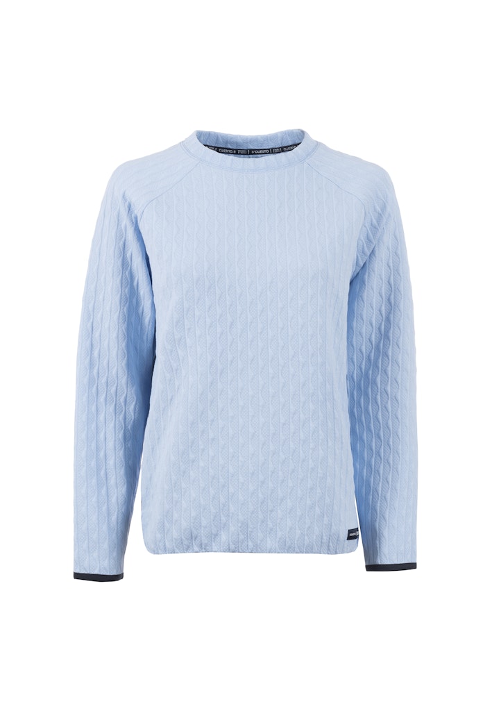 Soquesto Damen Sweatshirts Hellblau Mittel