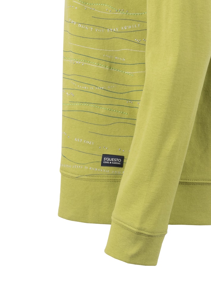 Soquesto Damen Sweatshirts Pistazie Dunkel