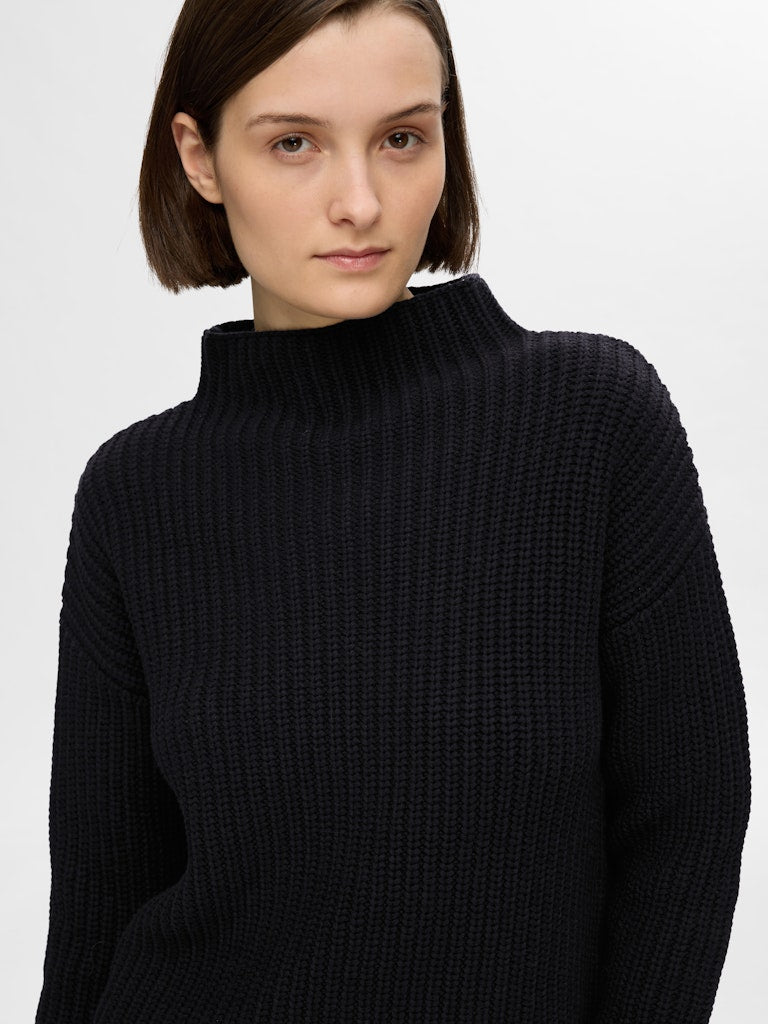 Selected Femme Damen Pullover Black