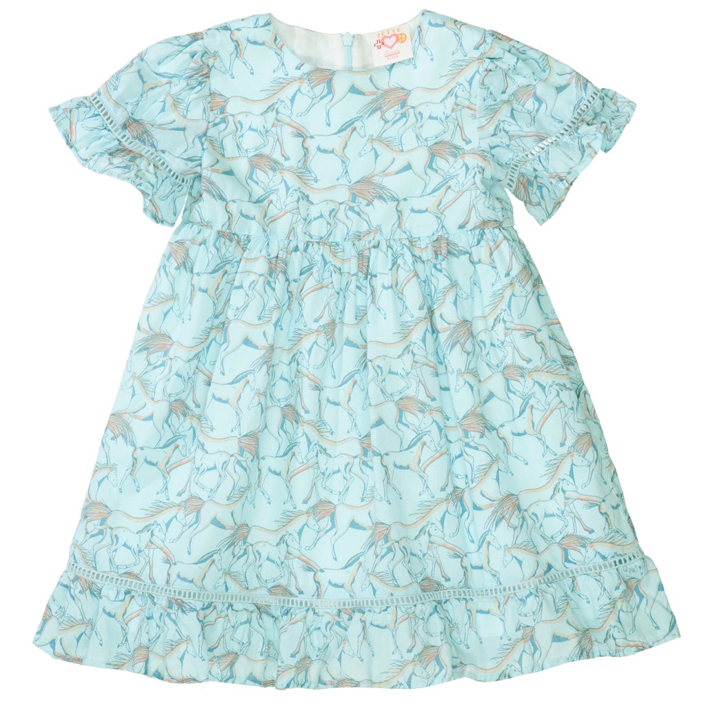 Jette Mädchen Kleider Light Turquoise