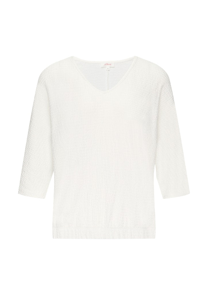 S. Oliver red Damen T-Shirts White