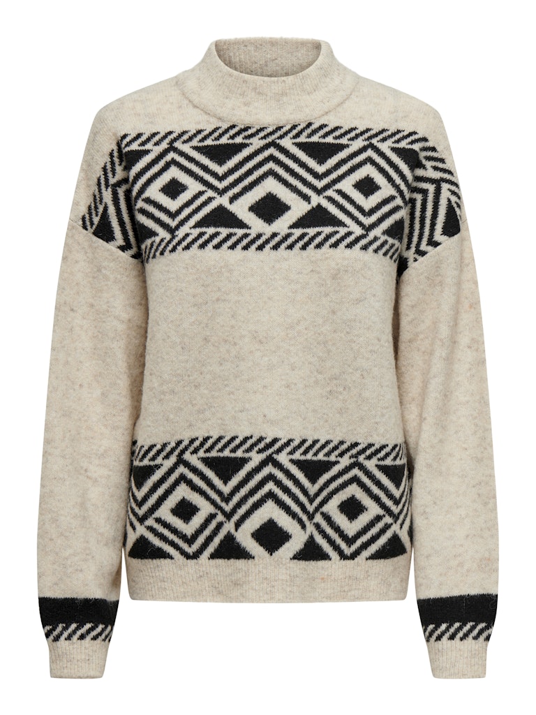 only Damen Pullover Pumice Stone/Bl