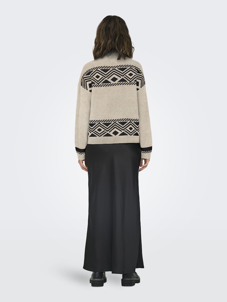 only Damen Pullover Pumice Stone/Bl