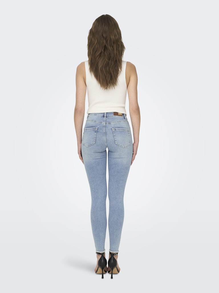 Only Damen Jeans Light Blue Deni