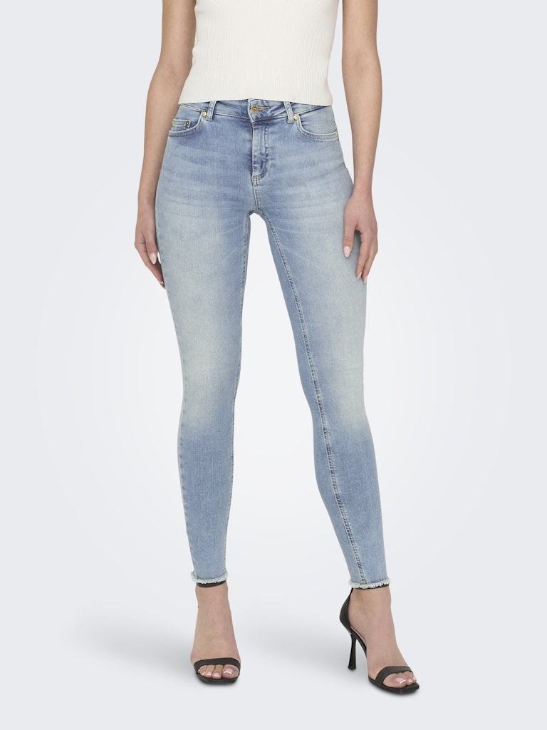 Only Damen Jeans Light Blue Deni