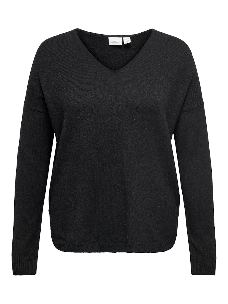 Only Caramkoma Damen Pullover Black