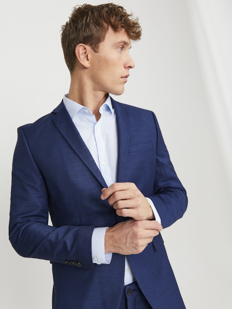 Jack & Jones Herren Sakkos Medieval Blue