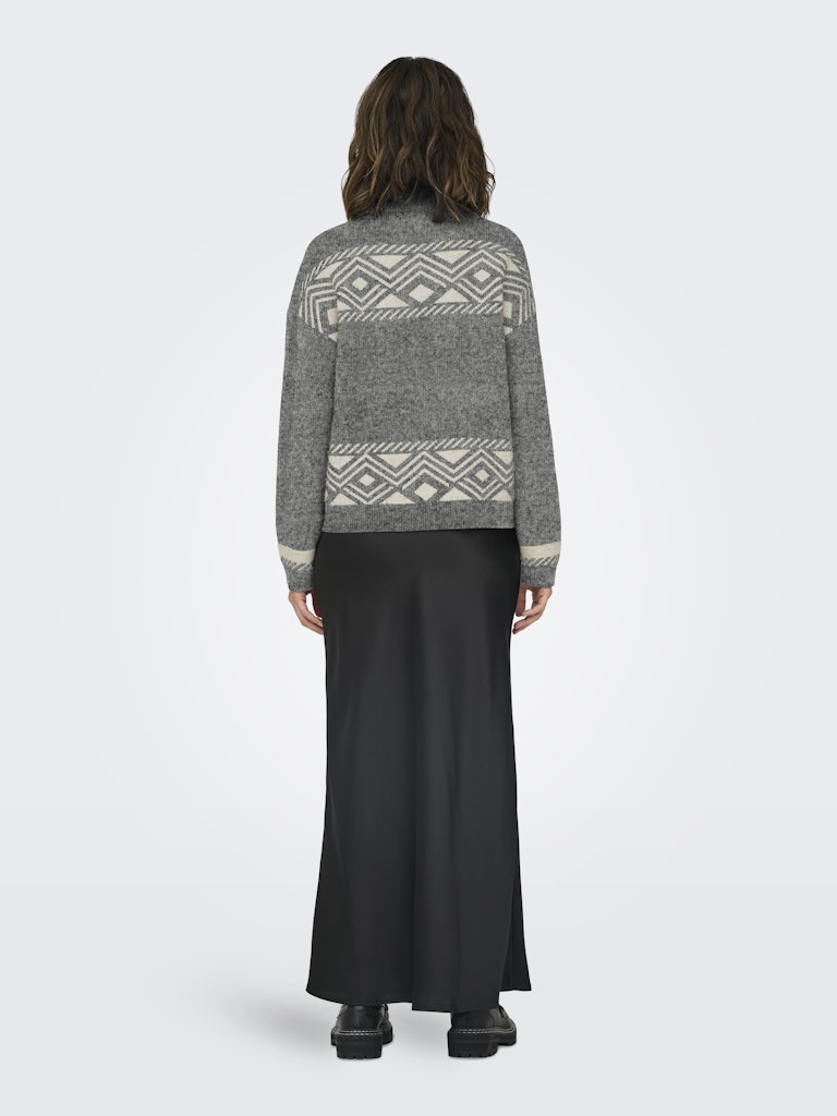 only Damen Pullover Medium Grey Mel
