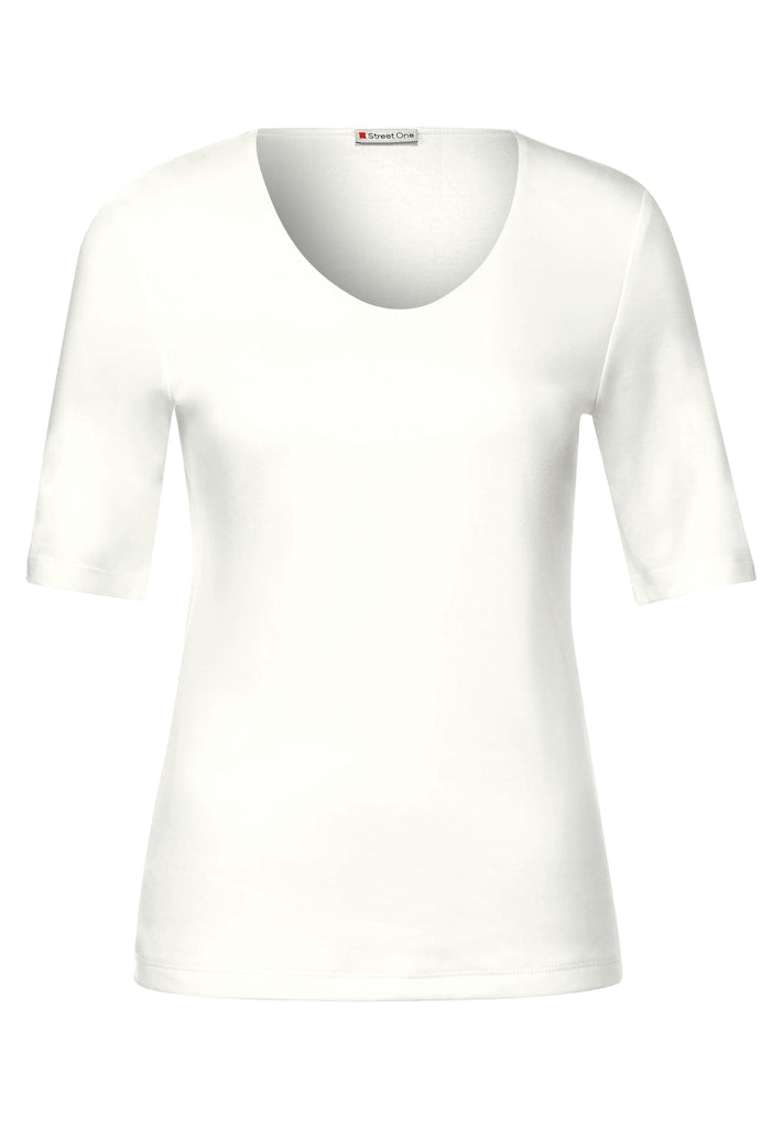 Street One Damen T-Shirts  Off White