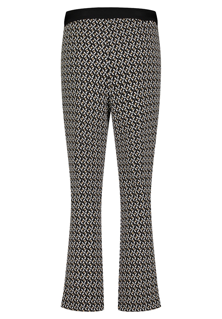 Cartoon Damen Leggings Black/Camel