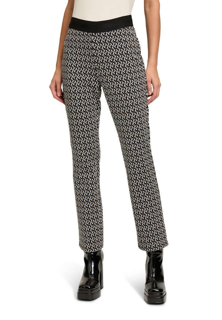 Cartoon Damen Leggings Black/Camel