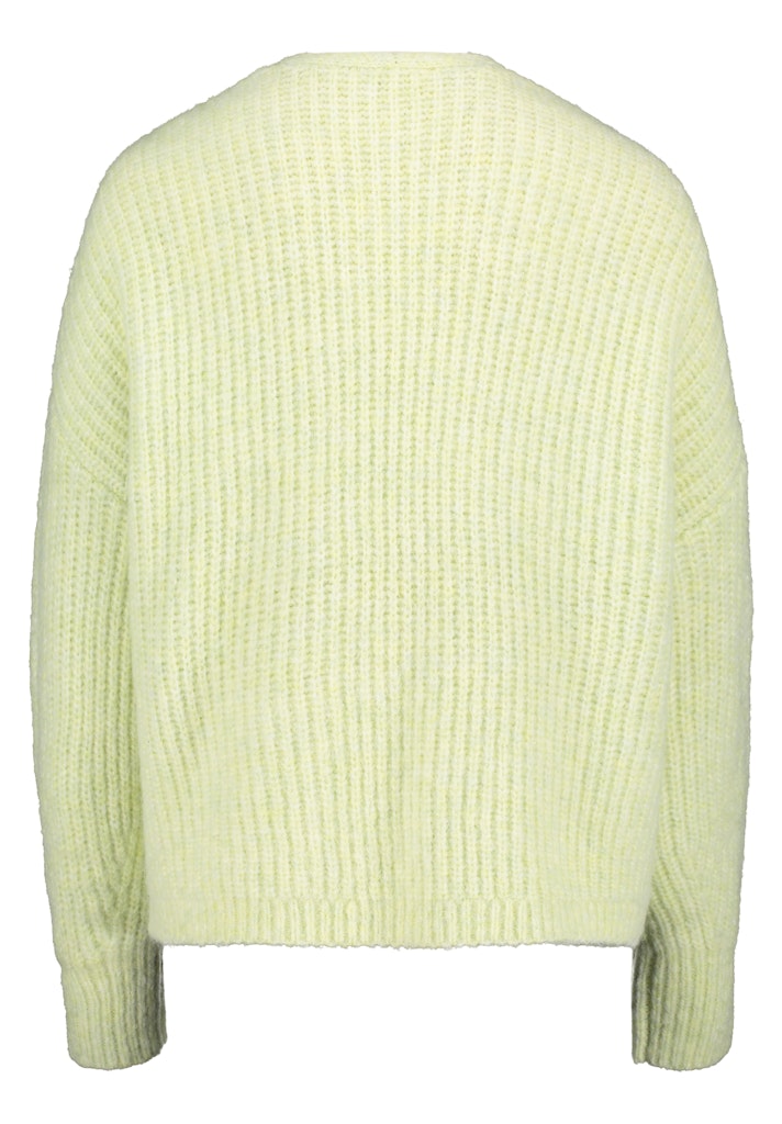 Cartoon Damen Strickjacken Bright Yellow M