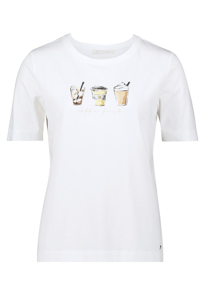Betty & Co Damen T-Shirts White/Mint