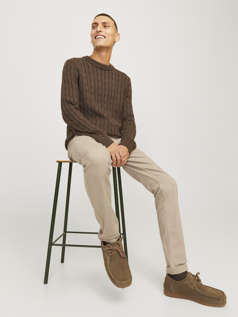 Jack & Jones Herren Hosen Crockery/Asphal