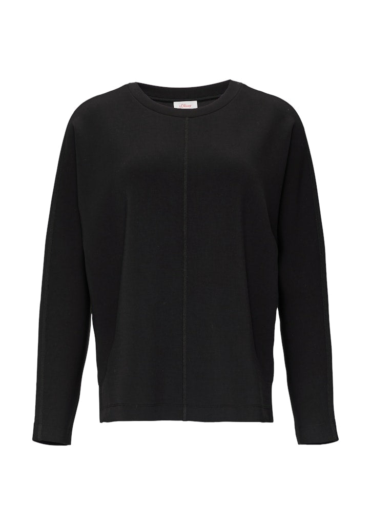 S. Oliver red Damen Sweatshirts Grey/Black