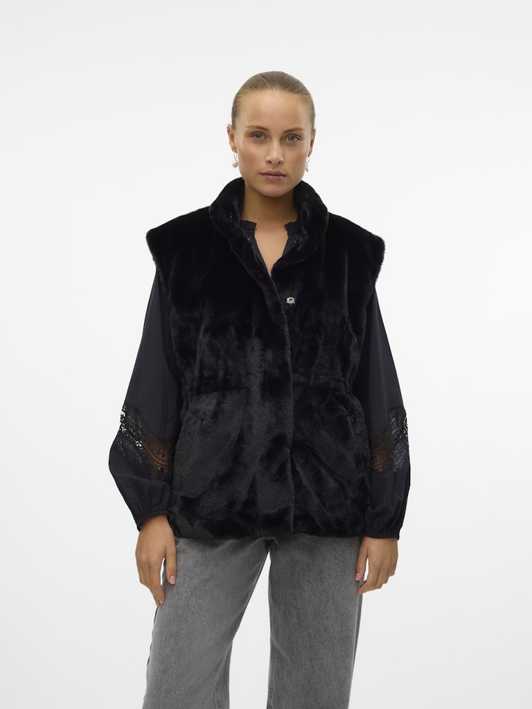 Vero Moda Damen Outdoorwesten Black