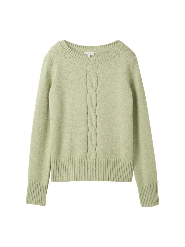 Tom Tailor Damen Sweatshirts Pure Sage Melan
