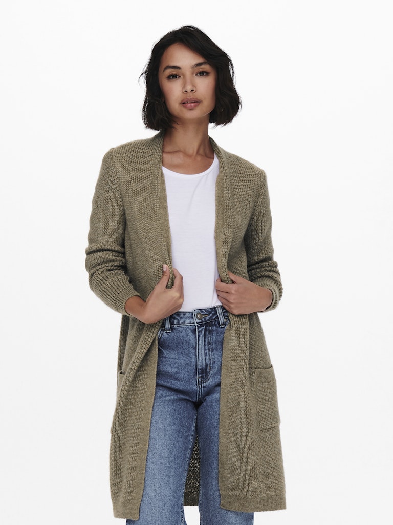Only Damen Strickjacken Caribou/W Melan