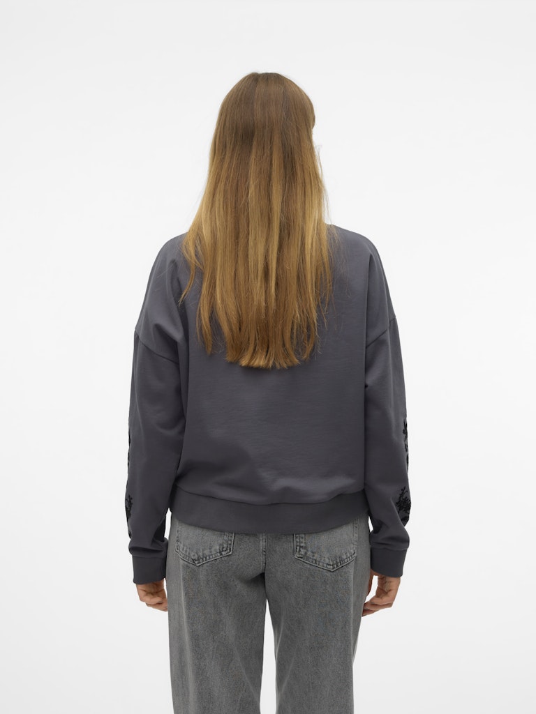 Vero Moda Damen Sweatshirts Asphalt/Black F