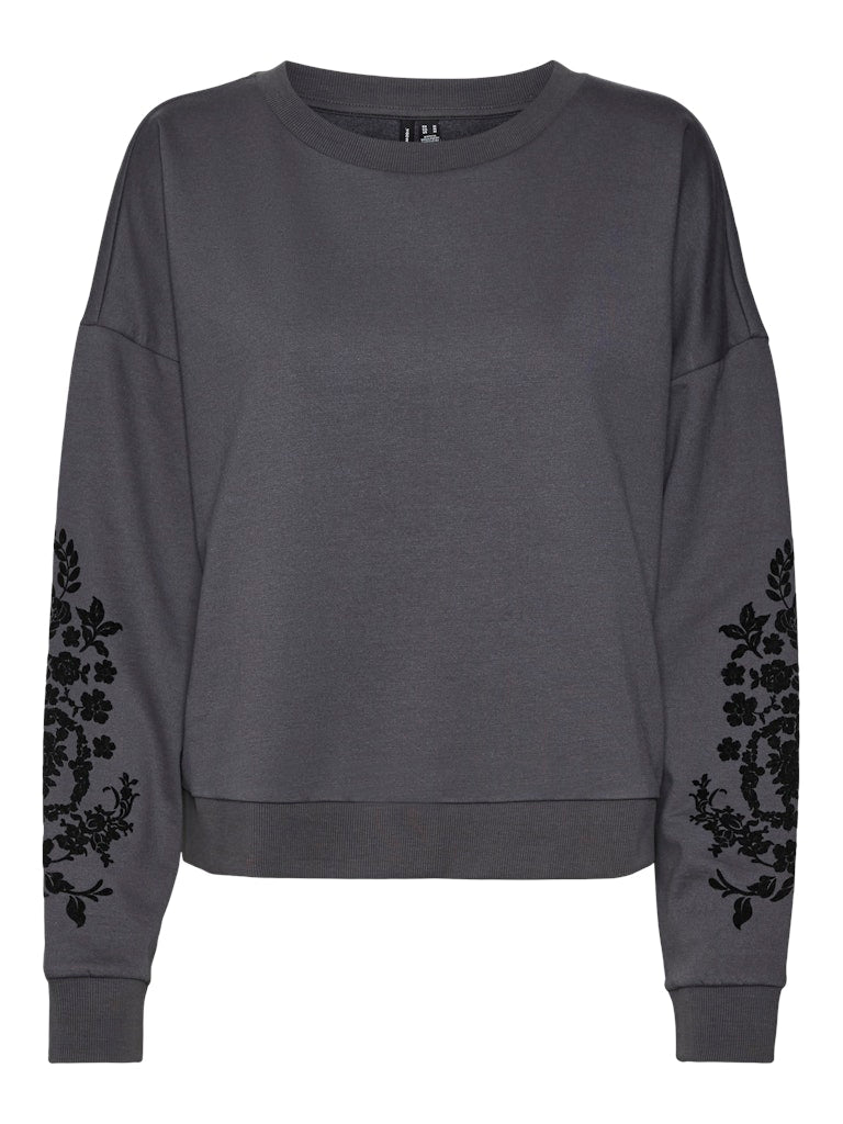 Vero Moda Damen Sweatshirts Asphalt/Black F