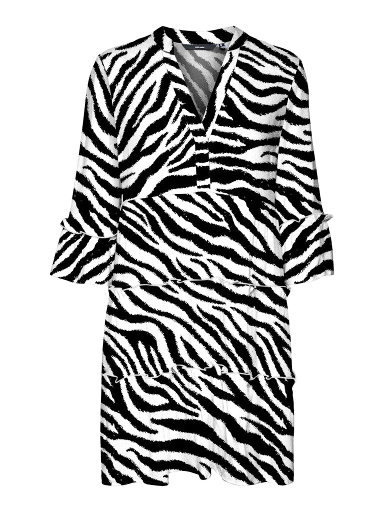 Vero Moda Damen Kleider Birch/Zebra