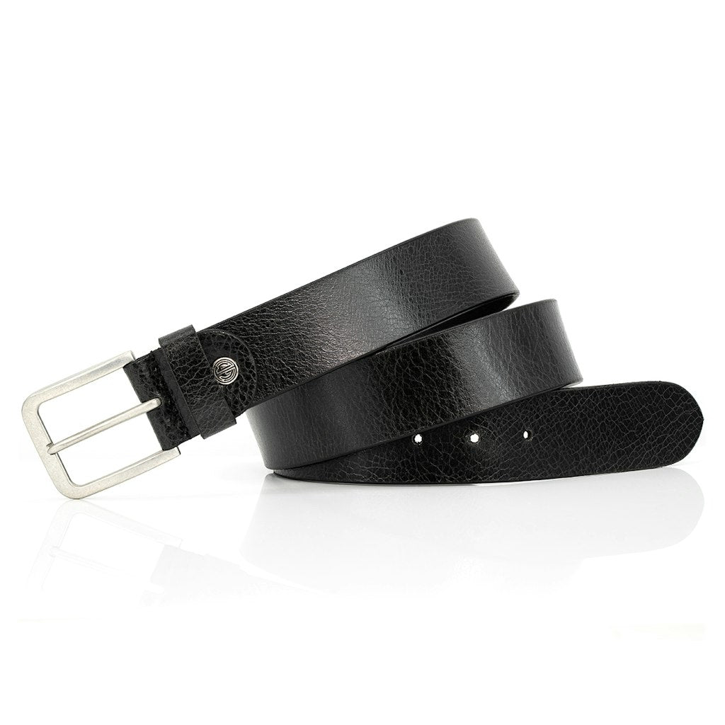 LINDENMANN Herren Gürtel Schwarz