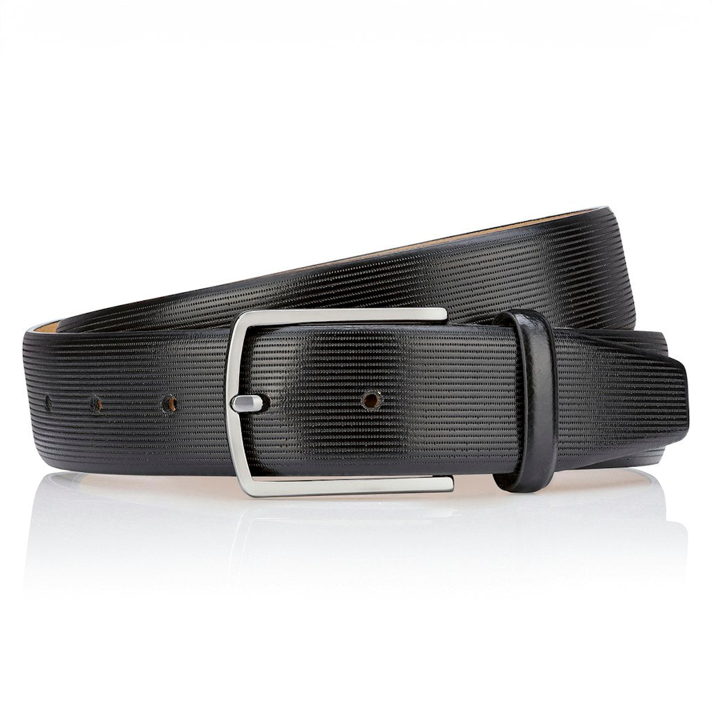 LINDENMANN Herren Gürtel Schwarz