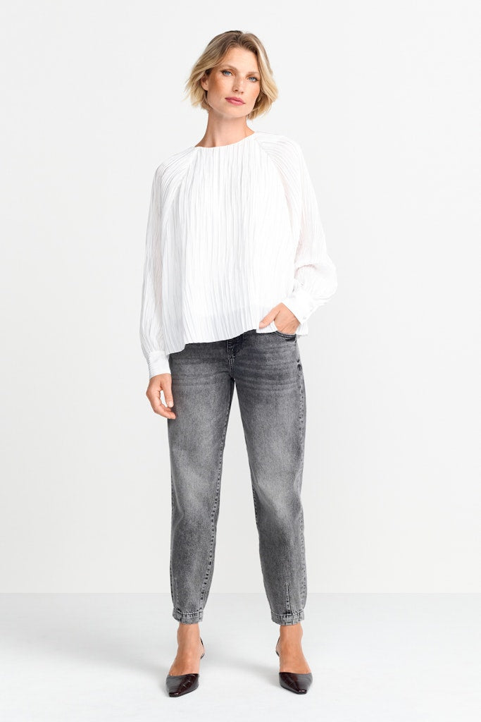 Rich & Royal Damen Blusen Pearl White