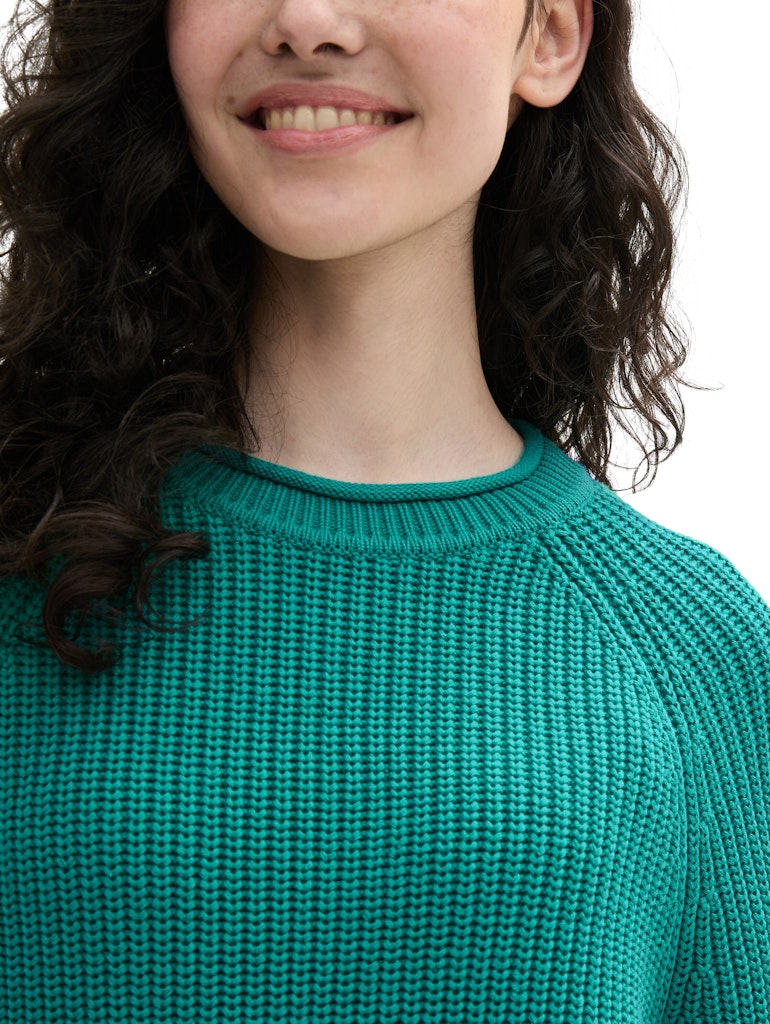 Tom Tailor denim Damen Pullover Jade Green