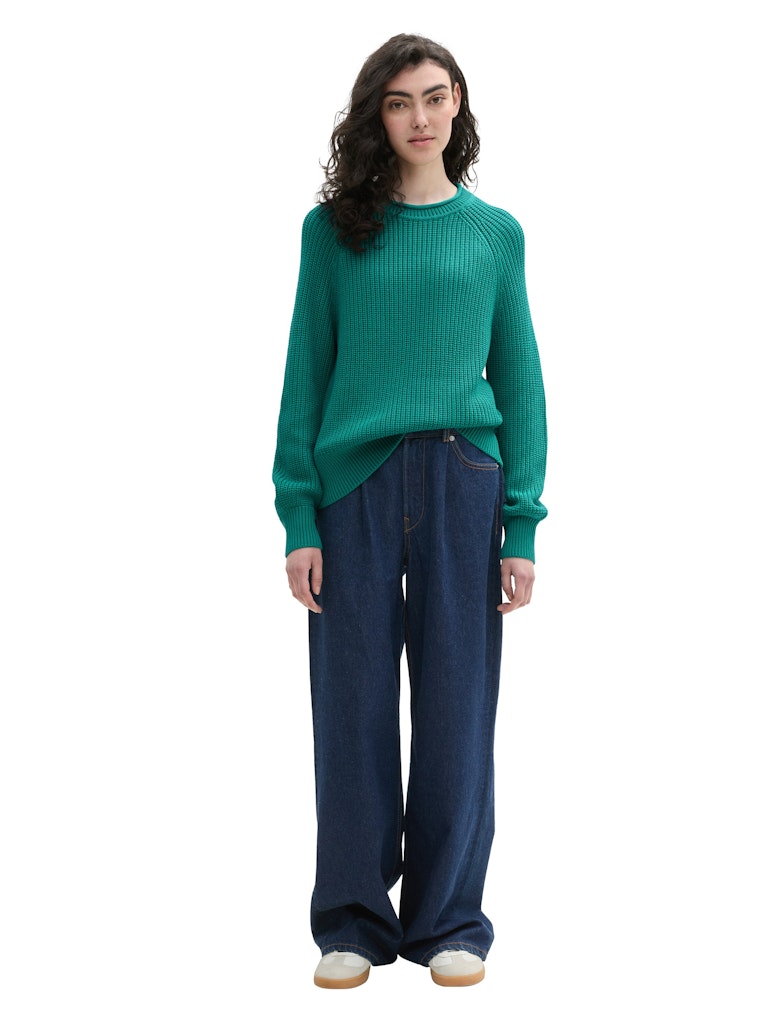 Tom Tailor denim Damen Pullover Jade Green