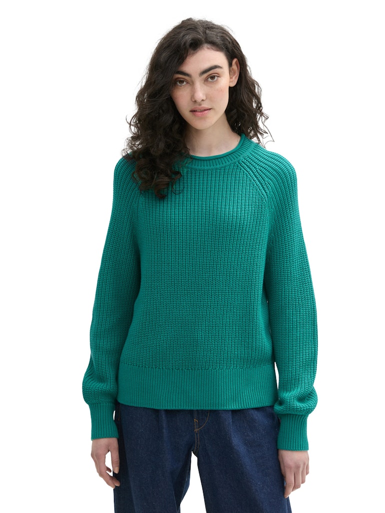 Tom Tailor denim Damen Pullover Jade Green