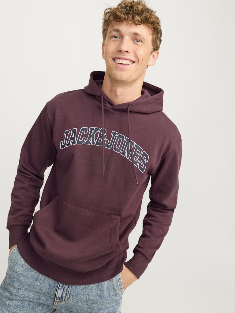 Jack & Jones Herren Sweatshirts Vineyard Wine