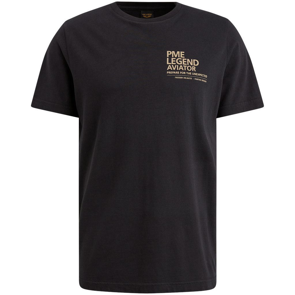 PME Herren T-Shirts kurz Black Onyx
