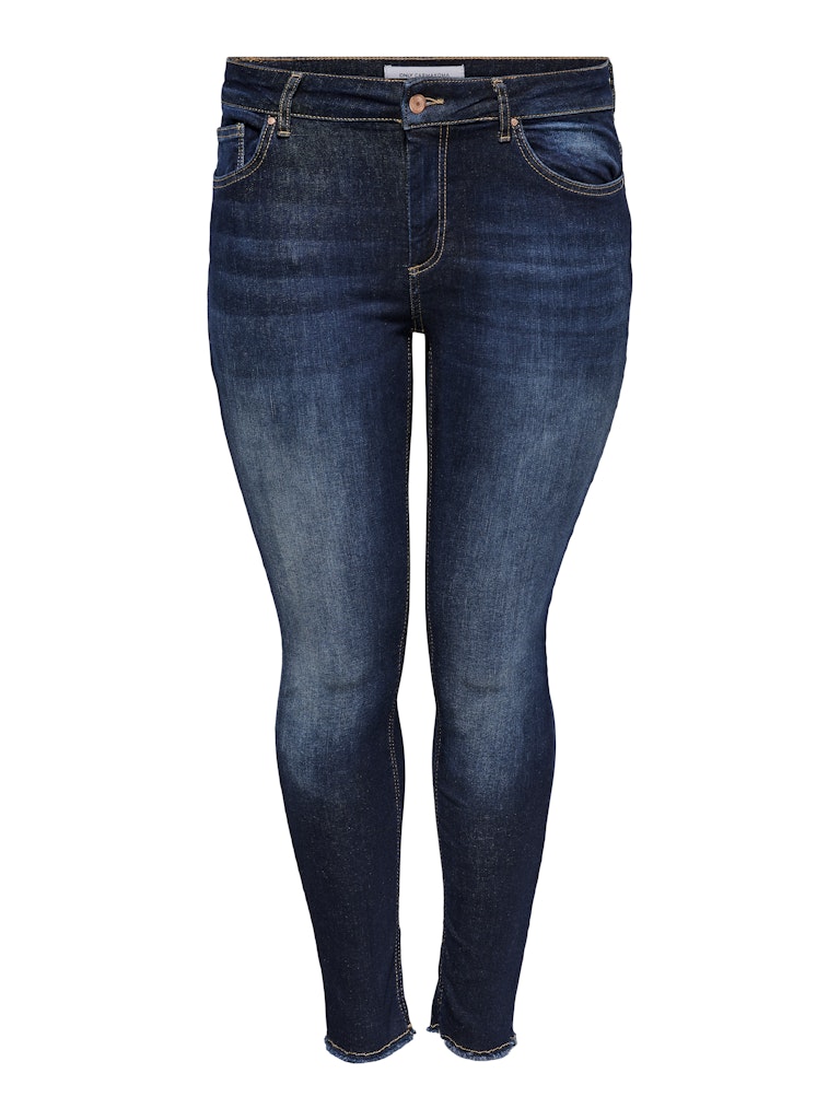 Only Caramkoma Damen Jeans Dark Blue Denim